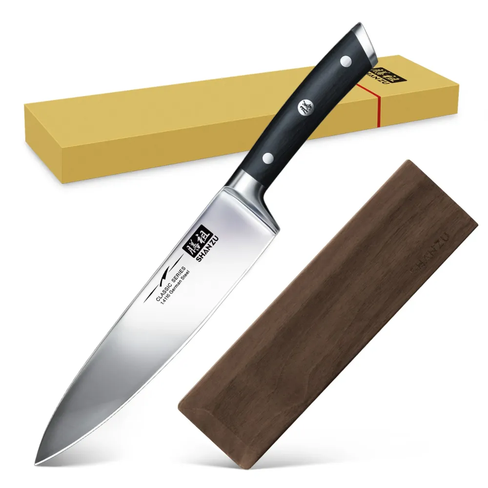 Classic Series | Tijdloos Chef's Knife 8" + Magnetic Knife Holder