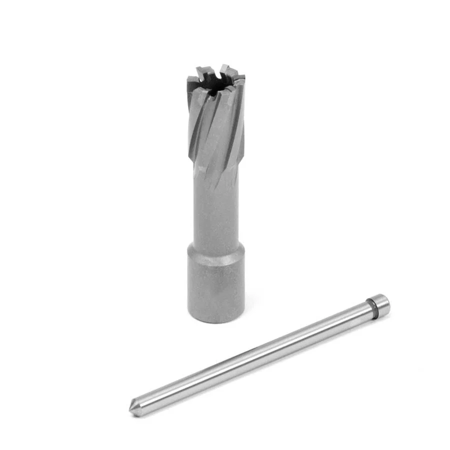 EVOLUTION 13/16" Width X 2" Depth Annular Carbide Tipped Cutter w/ 3/4" Weldon Shank & Pilot Pin Included