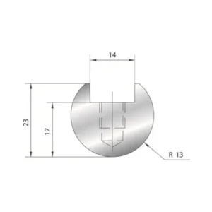 Part No. 1108 @ 835mm Round Element Holder