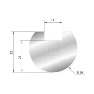 Part No. 1112 @ 835mm Round Element Holder
