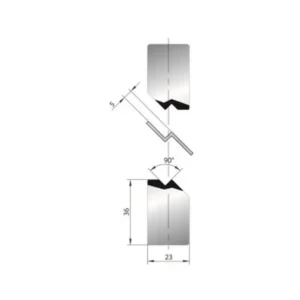 Part No. 1138 @ 835mm 90 Degree Joggle Inserts Holder
