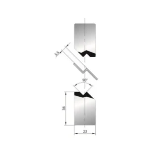 Part No. 1139 @ 835mm 90 Degree Joggle Inserts Holder