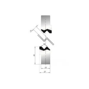 Part No. 1146 @ 835mm 90 Degree Joggle Inserts Holder