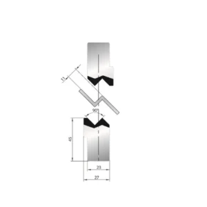 Part No. 1147 @ 835mm 90 Degree Joggle Inserts Holder