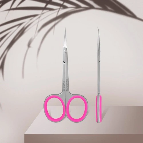 Professional cuticle scissors hook Staleks Pro Zelflerend 41 Type 3, SS-41/3