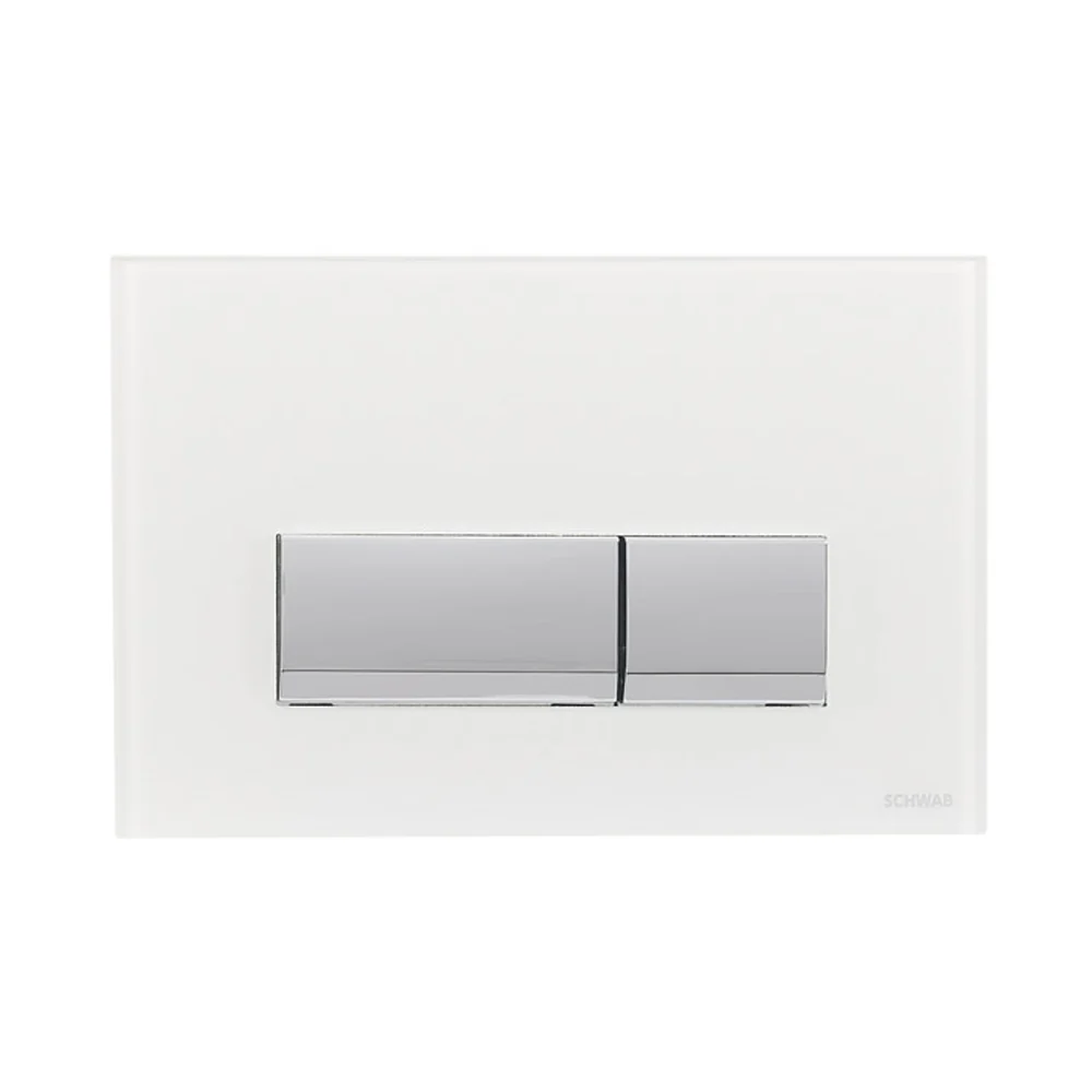 Schwab control plate Magnus Vetro model built- flush-mounted cistern 199 Ivoor