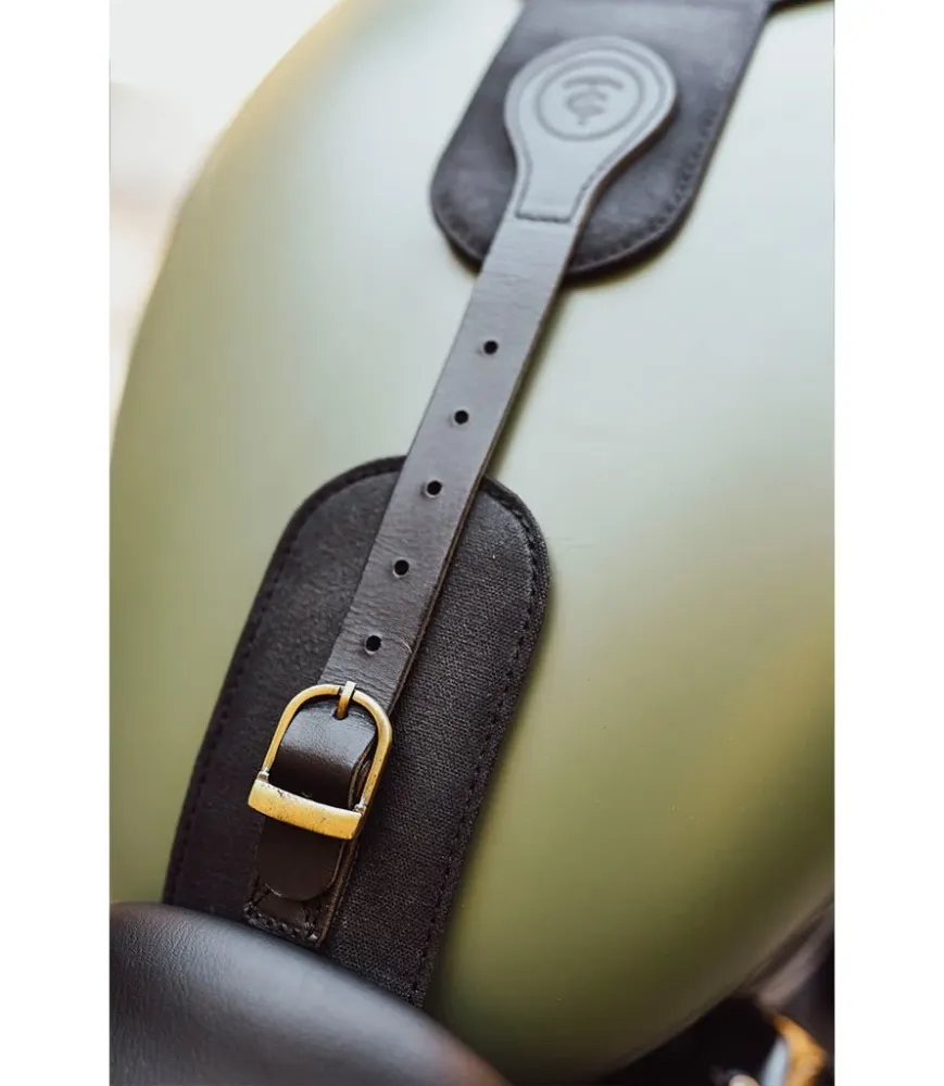 Tank Cover Meteor 350 - Cafe Twin x Trip Machine - Koolzwart