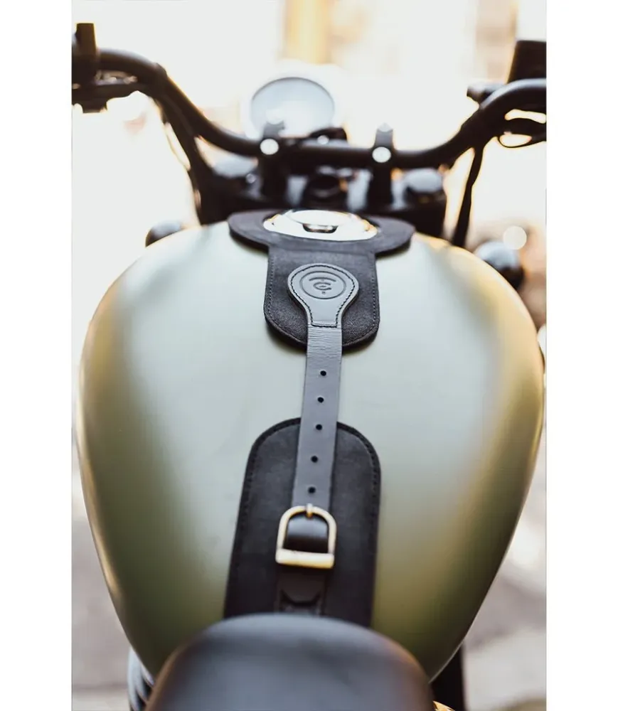 Tank Cover Meteor 350 - Cafe Twin x Trip Machine - Koolzwart