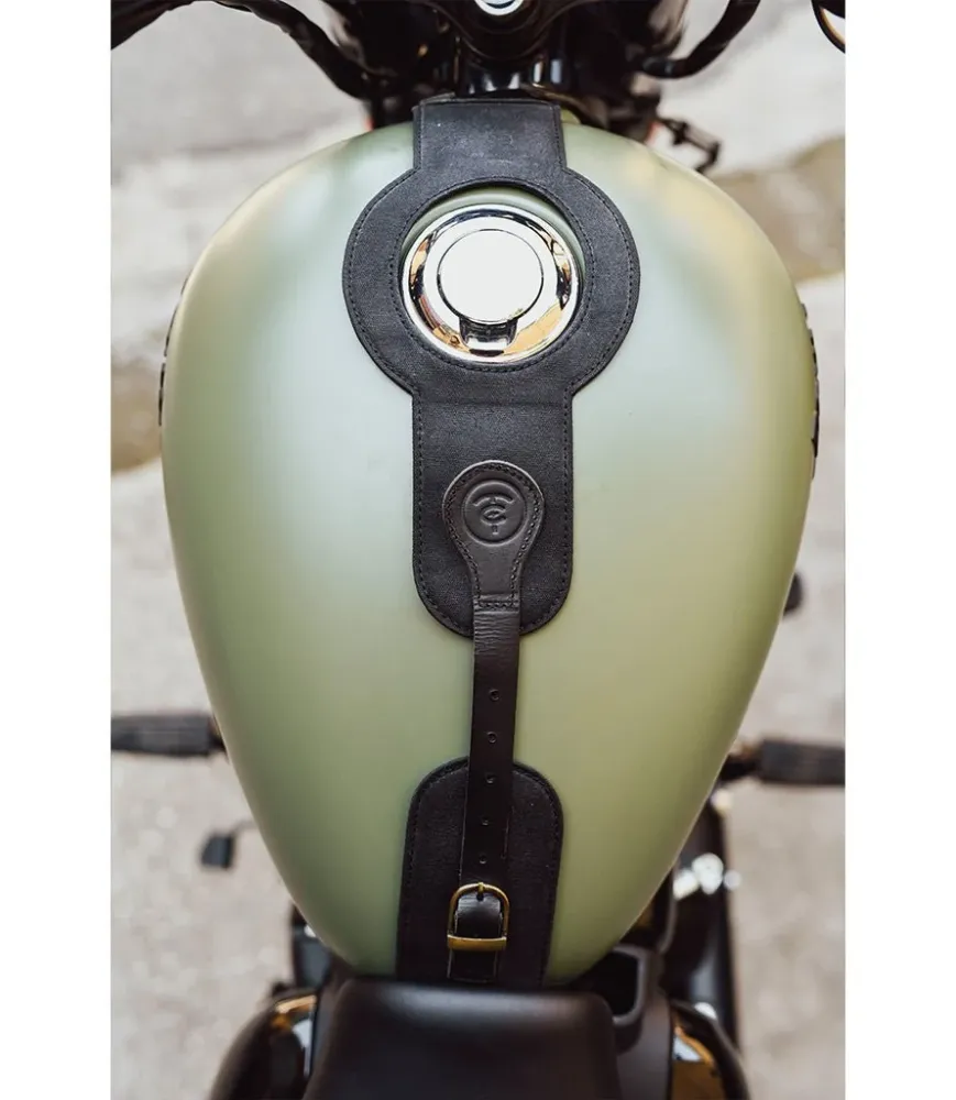 Tank Cover Meteor 350 - Cafe Twin x Trip Machine - Koolzwart