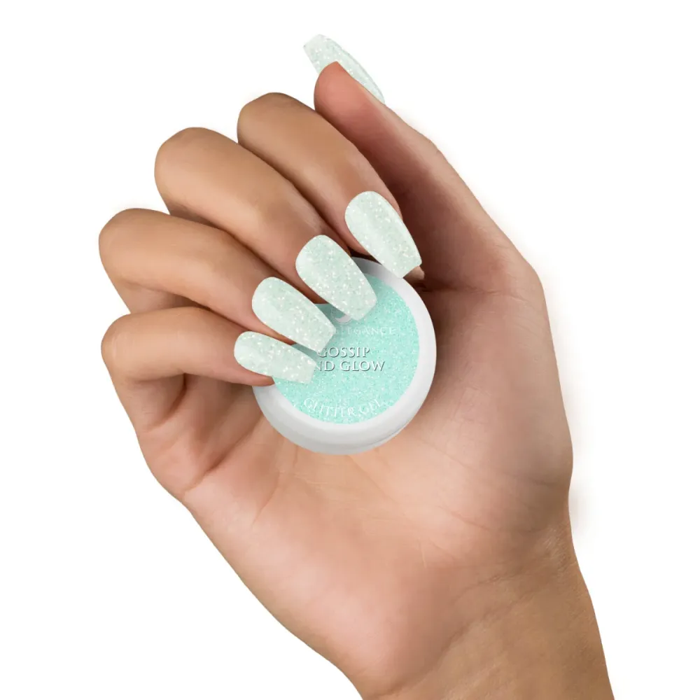 Gossip and Glow, Glitter Gel, 10 ml Voor Industriële Filters