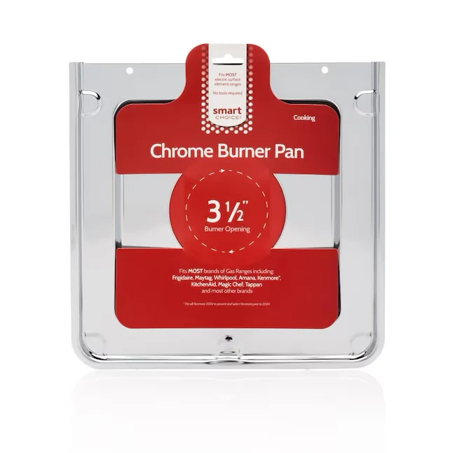 Smart Choice Gas Range Drip Pan metaalglans Duurzaam en Weerbestendig
