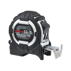 TAJIMA 16' / 5m GS-LOCK™ Magnetic Power X2 Measuring Tape w/ Compatibel met Clip