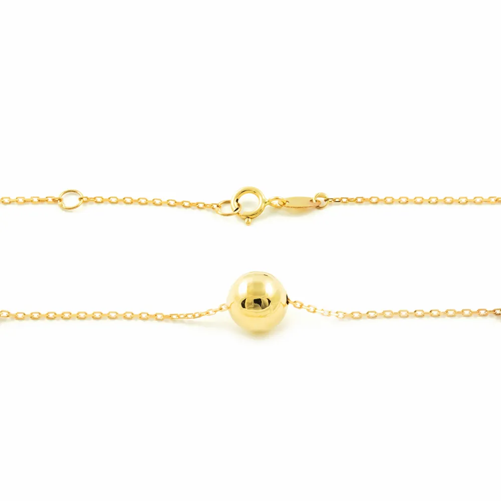 9ct Yellow Gold Wings Necklace 42 cm