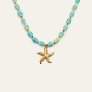 Ariel Colors Roestvrij staal Steel Gold Necklace | Eenvoudige montage | Verstelbaar