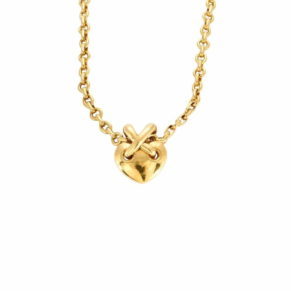 CHAUMET - Heart Liens - Yellow goud necklace