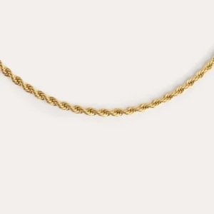 Cord Stainless Steel Verguld Necklace