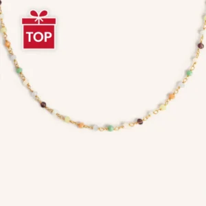 Crystals Colors Verguld Necklace
