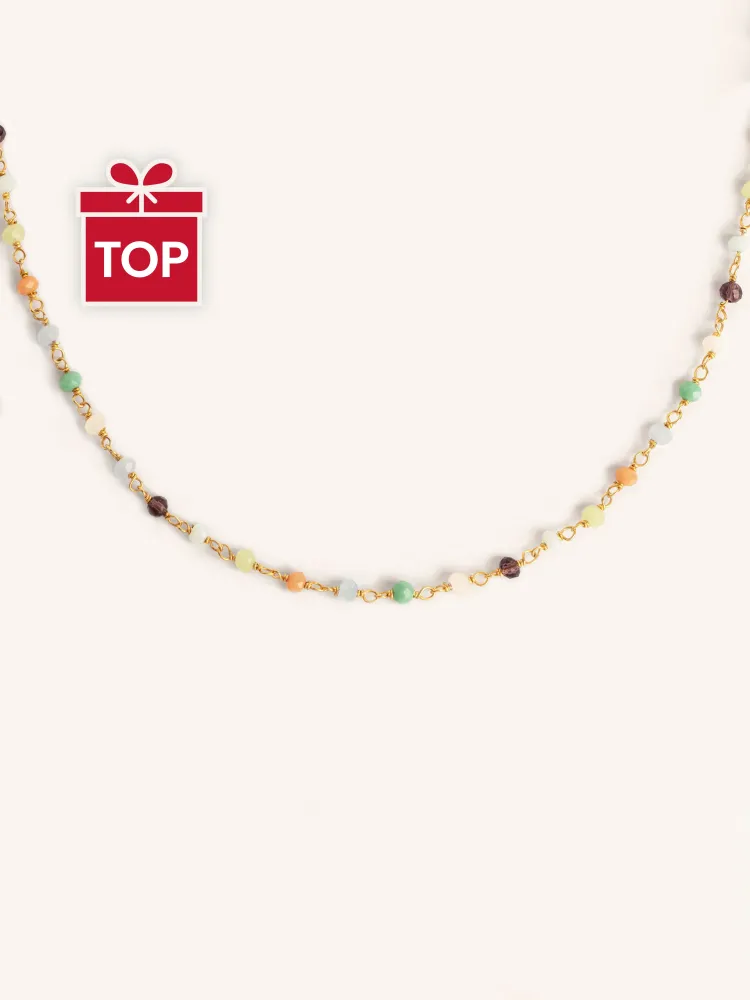 Crystals Colors Verguld Necklace