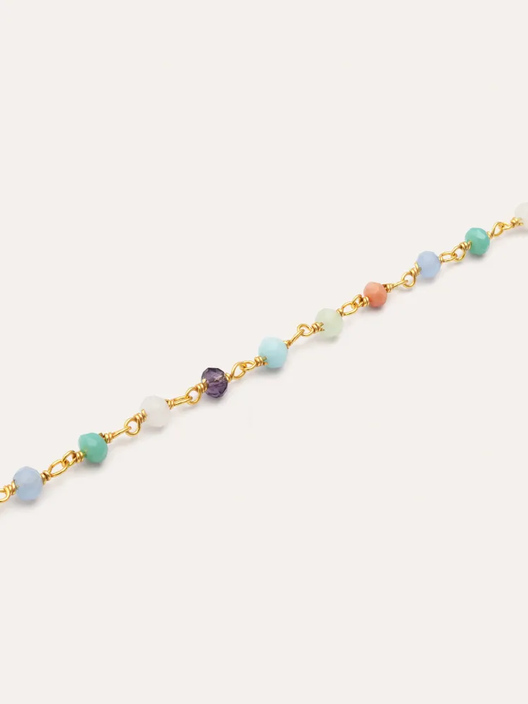 Crystals Colors Verguld Necklace