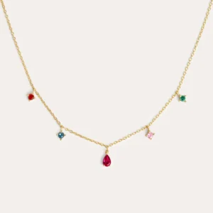 Industrieel Zwaar Belast Cascade Colors Goud Necklace