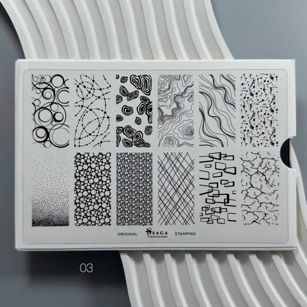 Stamping Plate №3 Abstractions Saga Ervaren