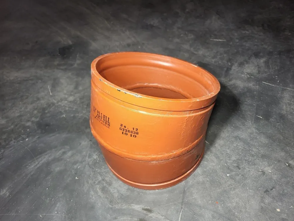 10" 22.5 Deg Elbow Grooved End No. 12