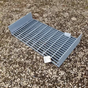 34.5 x 18 . Hot-Dip Galvanized Catwalk Grate w/ 6 . Kick Plates