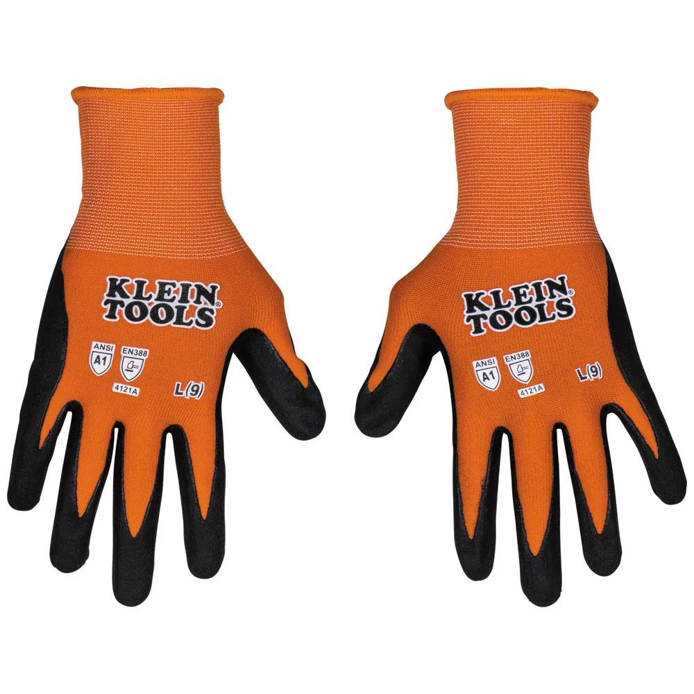 BESCHEIDEN TOOLS Touchscreen Cut Level A1 Knit Dipped Gloves L