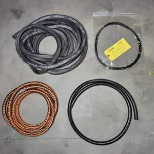 3/4" Braided Packing 1140 GFO ANC1140075Z Knife Gate Valve Zwart Kunststof