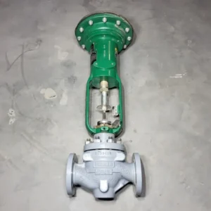1 1/2 Class 150 Globe Control Valve Type 655 w/ Actuator