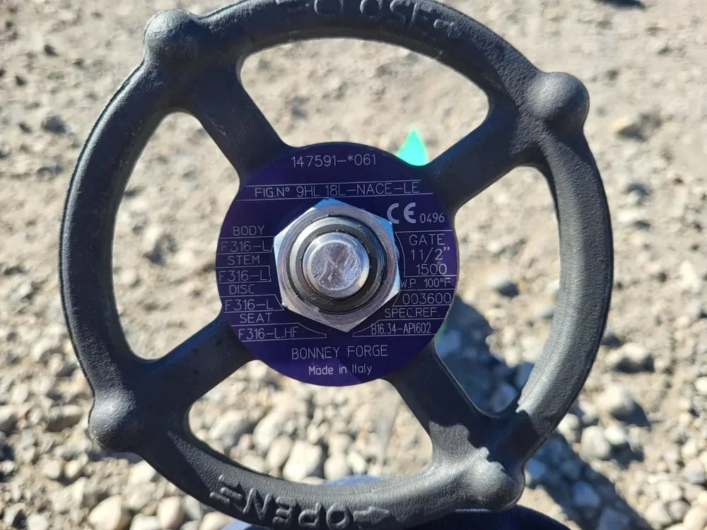 1 1/2" Class 1500 Gate Valve B16.34