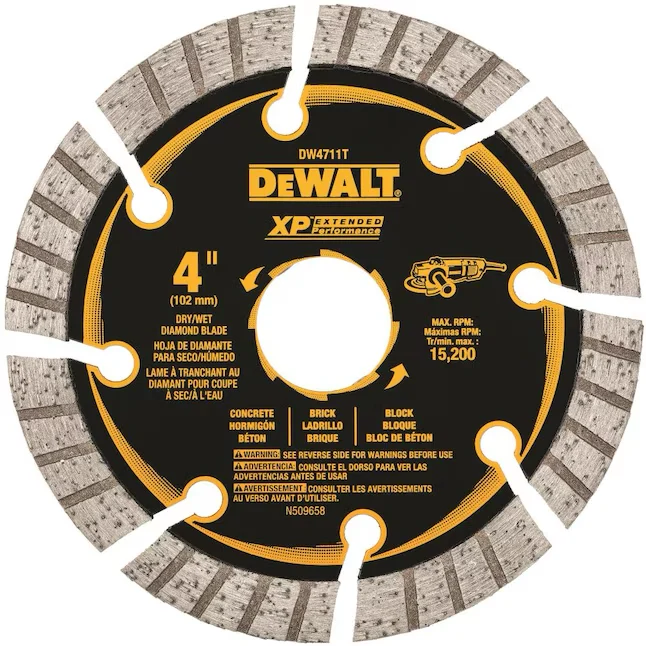 DEWALT XP 4- Diamond Grinding Wheel Ergonomisch Ontwerp