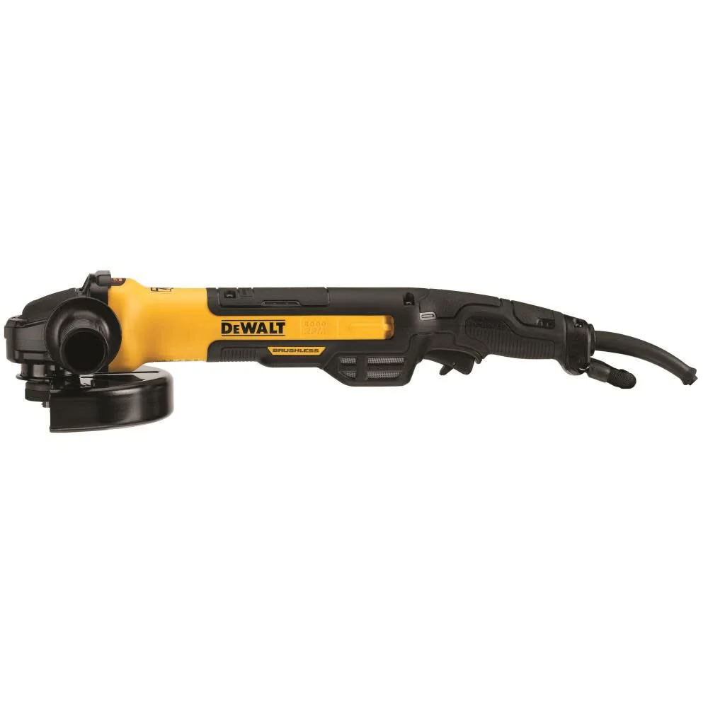 DEWALT 7 . Brushless Bescheiden Angle Grinder, Rat Tail, KICKBACK BREAK, No Lock, Pipeline Cover