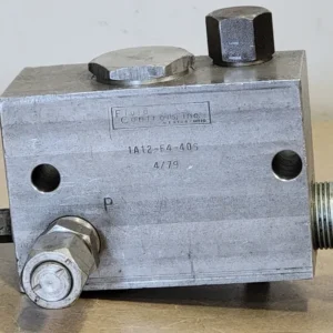 Hydraulic Manifold Valve 1A12-F4-40S | Met Spindel | Verstelbaar