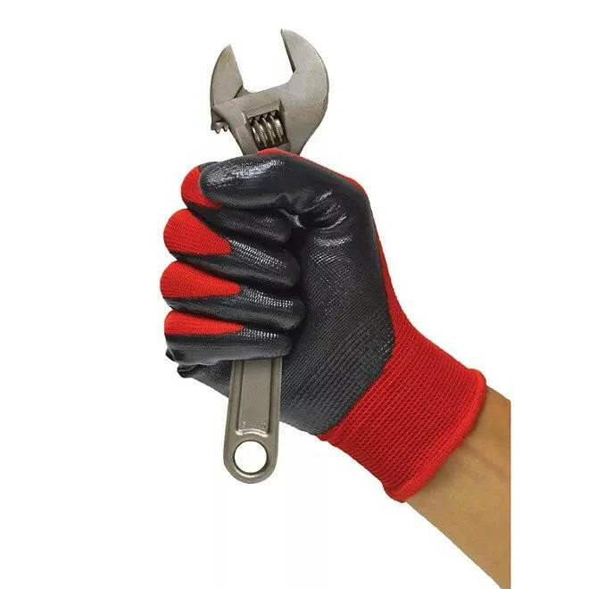 Kunststof Handwiel Grease Monkey Nitrile-Coated Work Gloves (15 pk.)