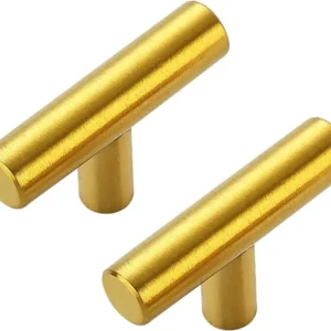 SABER SELECT 2 . Brushed Geel koper Cabinet Pulls (5-Pack)