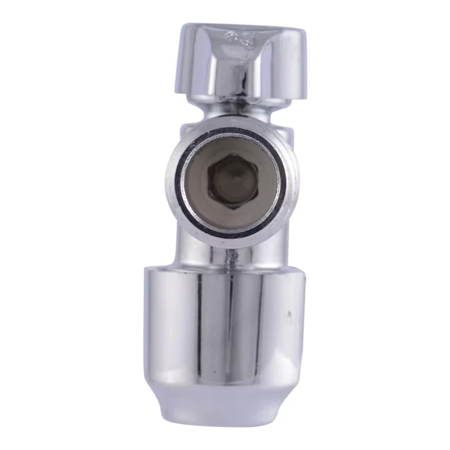 SharkBite 1/2- Push-to-connect x 1/2- MIP Messing Quarter Turn Stop Angle Valve