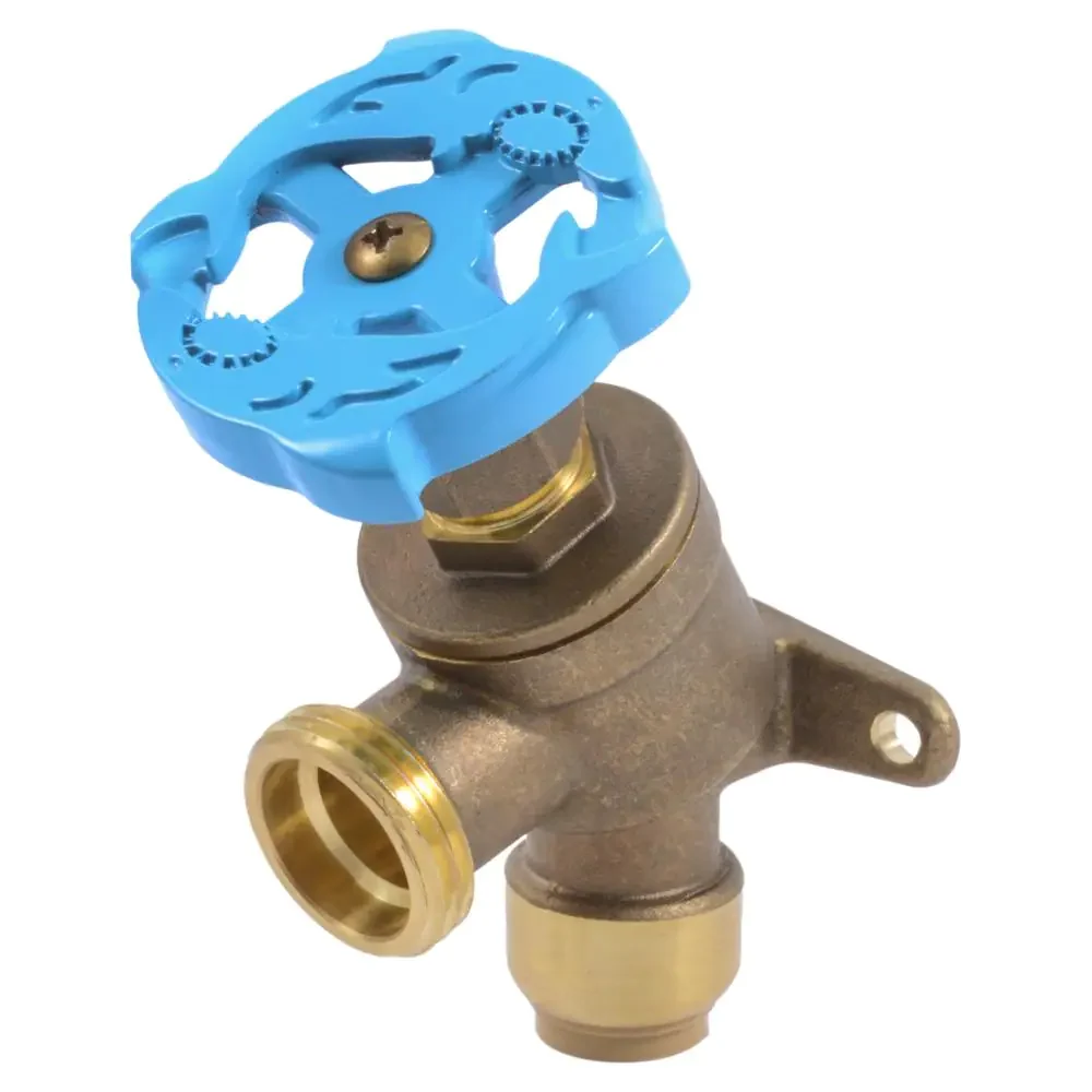 SharkBite 1/2 . Push-to-Connect x 3/4 . MHT Geel koper Garden Valve Drop Ear
