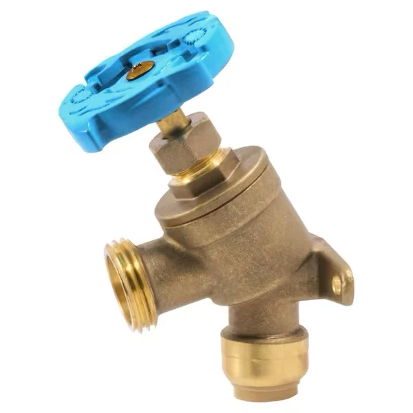 SharkBite 1/2 . Push-to-Connect x 3/4 . MHT Geel koper Garden Valve Drop Ear