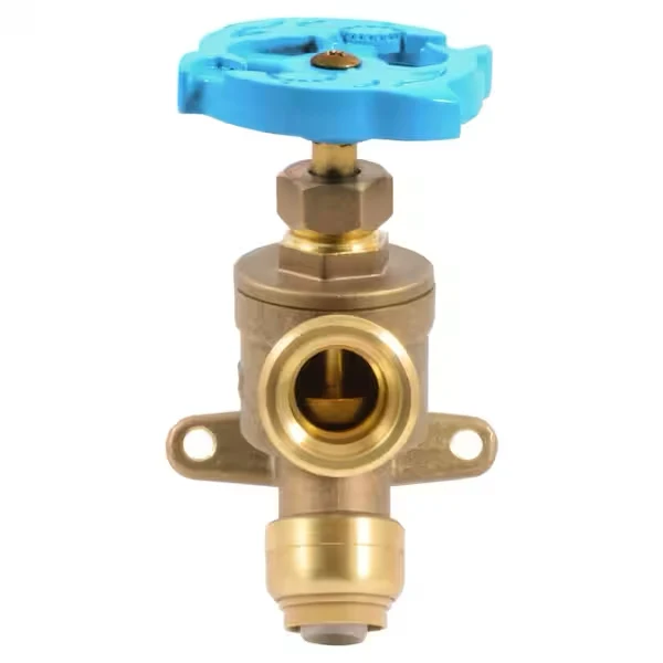 SharkBite 1/2 . Push-to-Connect x 3/4 . MHT Geel koper Garden Valve Drop Ear
