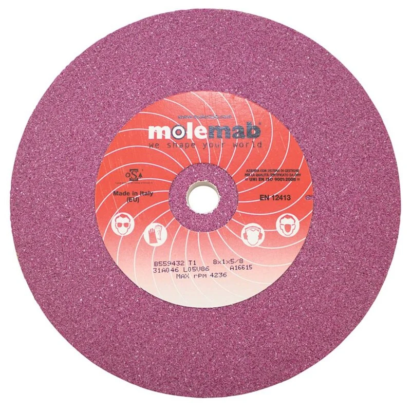 Stens 750045 Grinding Wheel 8 . x 1 . x 5/8 . 46 grit Ruby