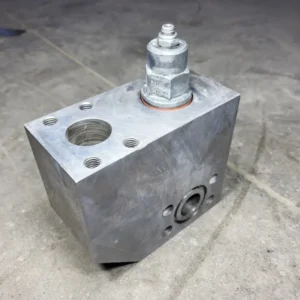 Verstelbare Vented Counterbalance Valve CWGALHN w/ Hydraulic Manifold Block