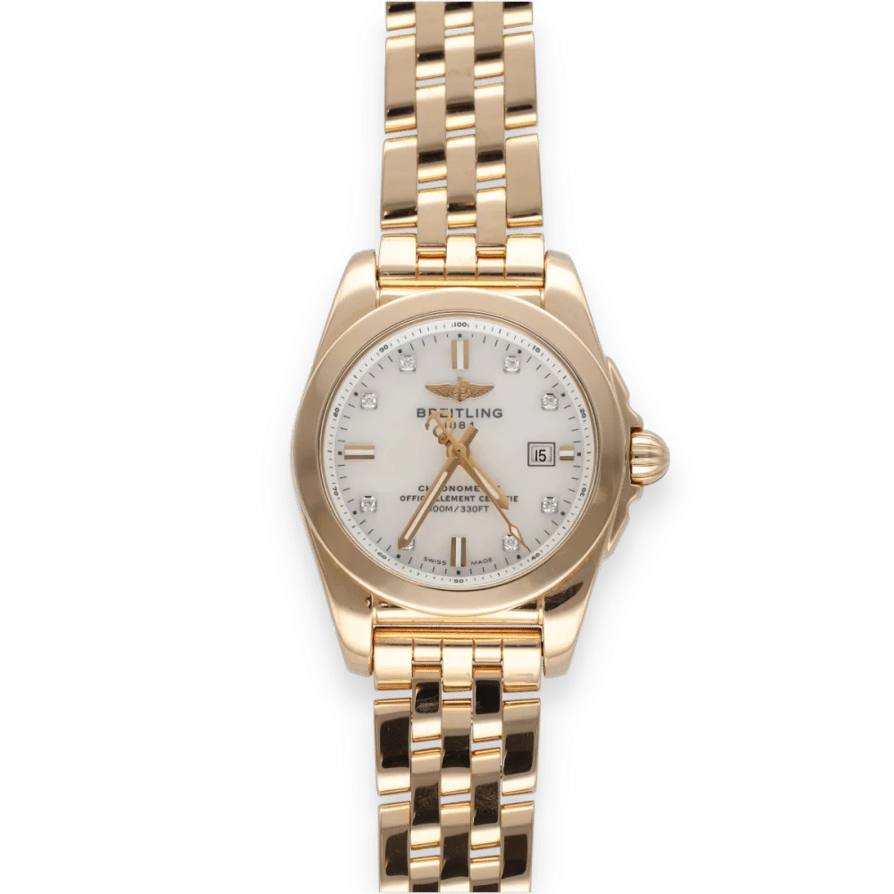 Breitling Lady Galactic watch 18k rose goud. Quartz. 29 mm from 2019. Ref: H7234812. Full set. New price: €23,620 (Brandve...