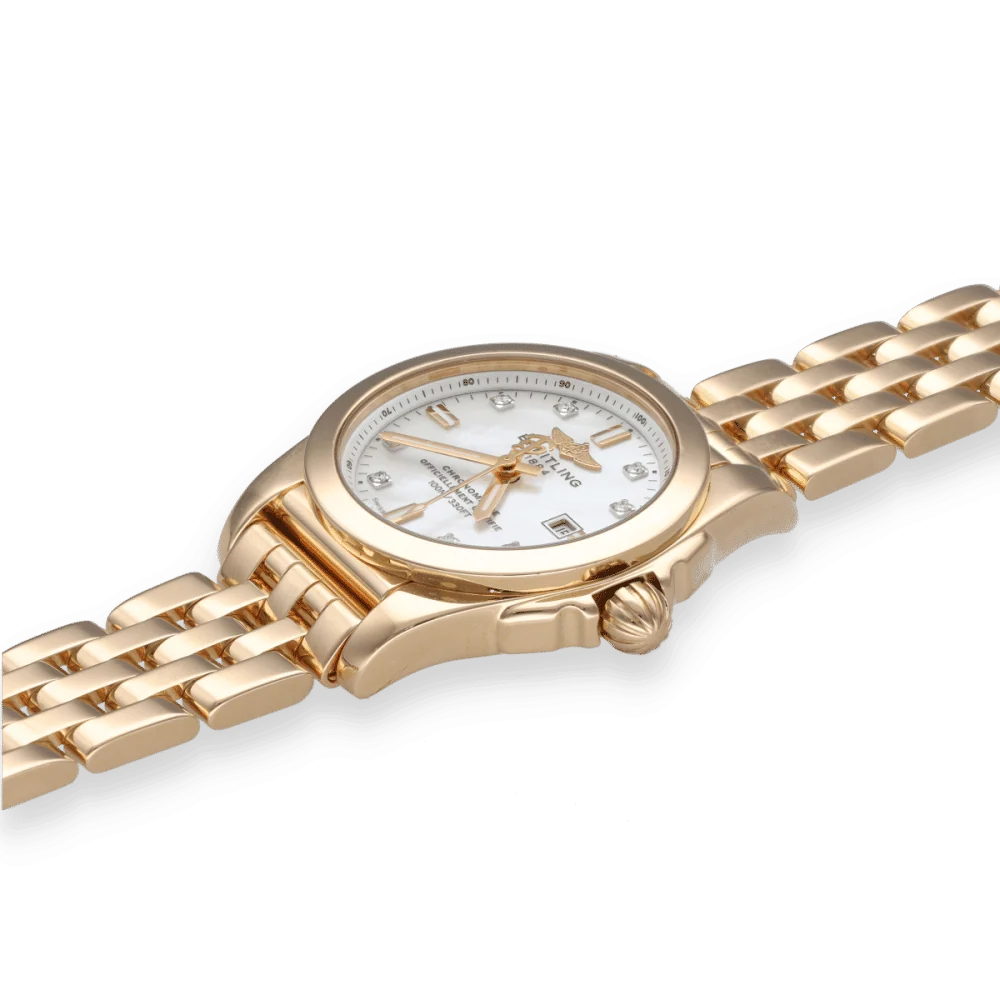 Breitling Lady Galactic watch 18k rose goud. Quartz. 29 mm from 2019. Ref: H7234812. Full set. New price: €23,620 (Brandve...