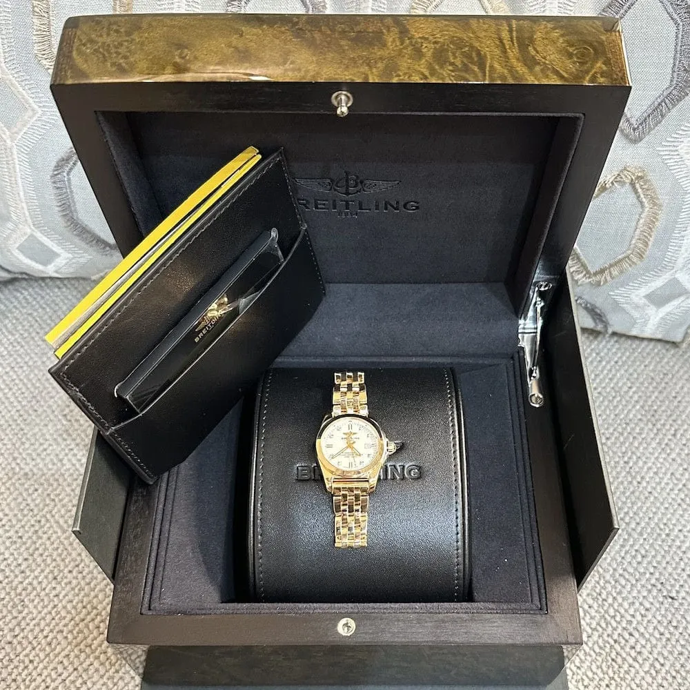 Breitling Lady Galactic watch 18k rose goud. Quartz. 29 mm from 2019. Ref: H7234812. Full set. New price: €23,620 (Brandve...