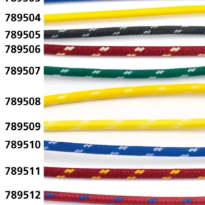 Cloth covered wire green/white 25ft Harley-Davidson