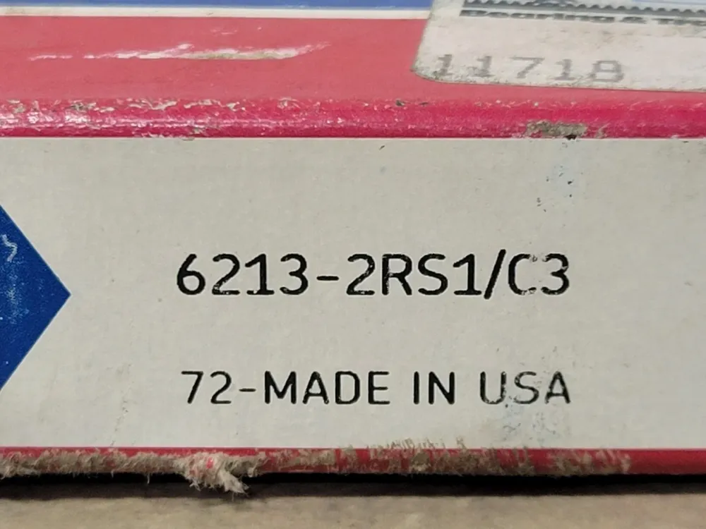 Deep Groove Ball Bearing 6213-2RS1/C3, 65mm x 120mm x 23mm