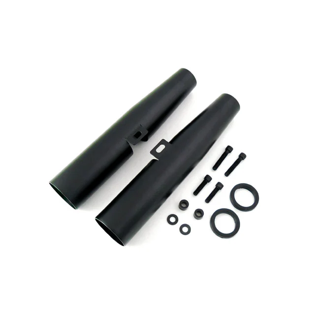 Gegalvaniseerd Fork Shrouds Koolzwart Harley-Davidson