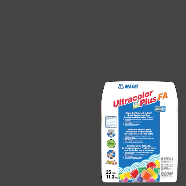 Gegalvaniseerd MAPEI Ultracolor Plus FA Black #5010 Alles--één Grout (25-lb)