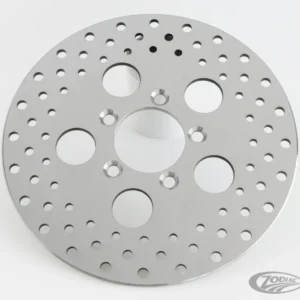 GZP Drilled St.st. rotor 10" afgewerkt Harley-Davidson - Directe Montage